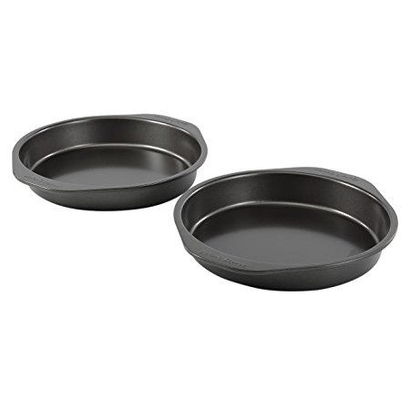 Baker's Secret 98339 2-Piece Twin Pack Round Cake Pan, 8-Inch