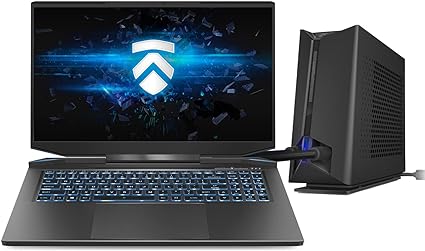 Eluktronics Prometheus XVII (2022) 17.3" Liquid Cooled Gaming Laptop: Intel Core i7-12700H, NVIDIA RTX 3070 Ti, Thunderbolt 4, 2TB PCIe Gen 4 SSD, 64GB DDR5 RAM, Win 11 Home, 17.3 QHD 240Hz Notebook