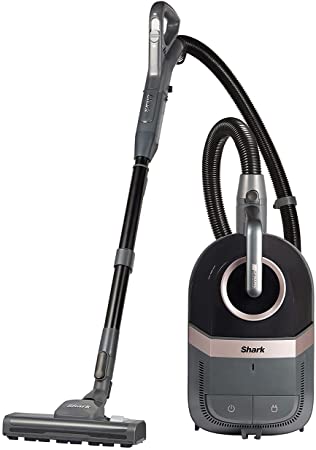 Shark Bagless Cylinder Vacuum Cleaner [CV100UKT] Dynamic Technology, Pet Model, Grey with Nickel Accent