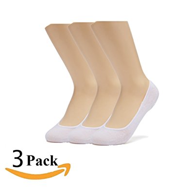 Yijiujiuer Women No Show Liner Socks Casual Thin Low Cut Invisible Non-Slip Socks Loafer Socks for Women Flats