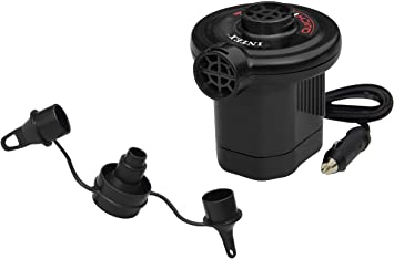 Intex Quick-Fill DC Electric Air Pump, 12V Car Plug, Max. Air Flow 21.2CFM