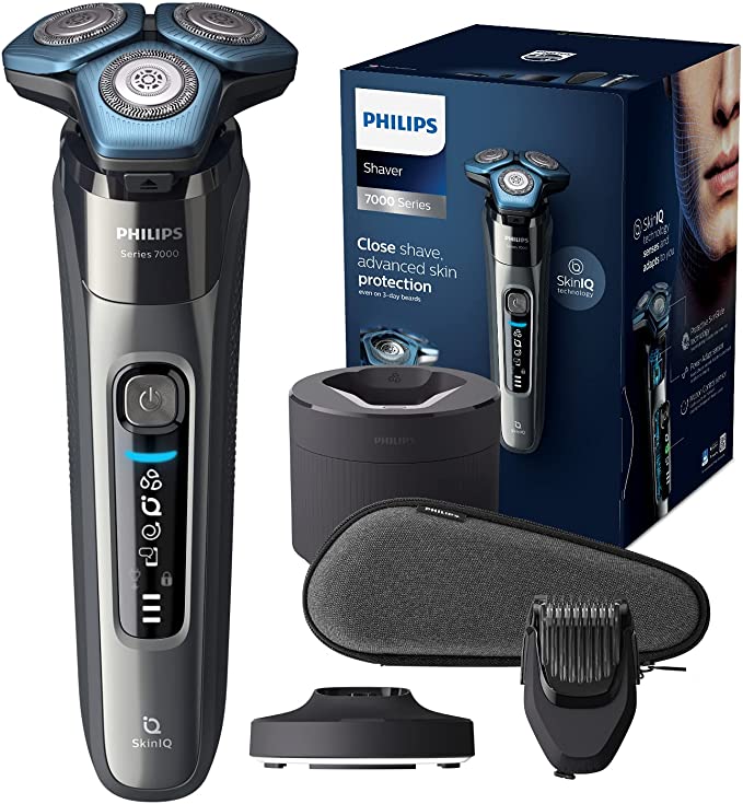 Philips Shaver Series 7000 Dry and Wet Electric Shaver (Model S7788/59)