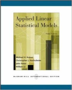 Applied Linear Statistical Models 5ed (Pb 2013)