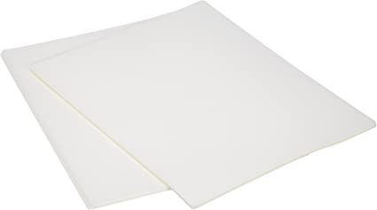 AmazonBasics Thermal Laminating Plastic Laminator Sheets - 8.9 Inch x 11.4 Inch, 50-Pack