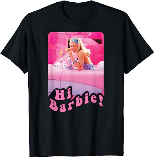 Barbie The Movie: Hi Barbie Car T-Shirt