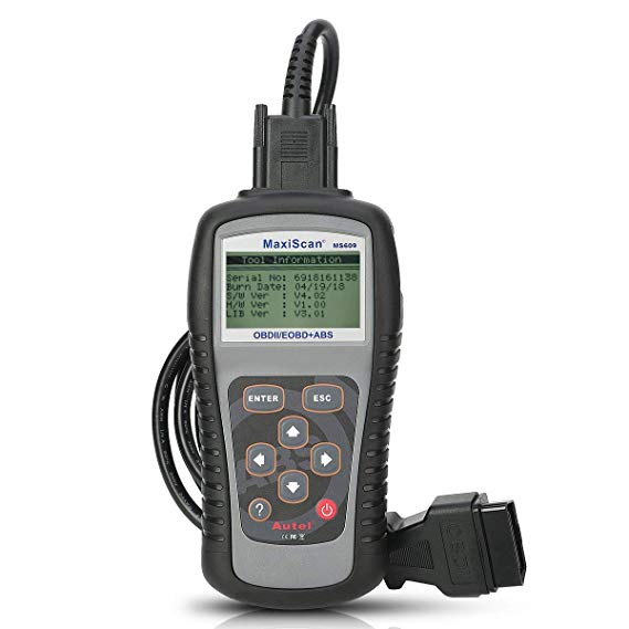 Autel MS609 Code Reader OBD2 Scanner Including Full OBDII Functions ABS Diagnostics(Upgraded Version AL519)