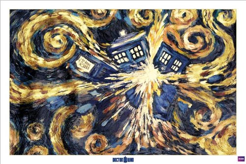 Doctor Who Exploding Tardis TV Poster Print