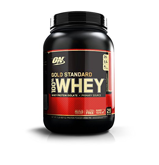 Optimum Nutrition Gold Standard 100% Whey Protein Powder - 908 g, Strawberry