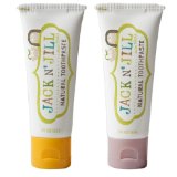 Jack N Jill Natural Toothpaste Banana and Raspberry 176oz Pack of 2