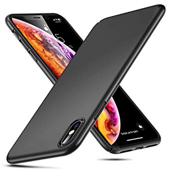 AEDILYS iPhone Xs Max Case | | Ultra Slim | Lightweight | [Anti-Drop] | Wireless Charging | Compatible with Apple iPhone Xs Max 6.5 inch (2018) - Black