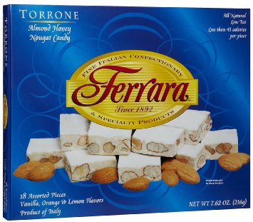 Ferrara Traditional Italian Torrone 7.62 oz (180g) 18 pieces