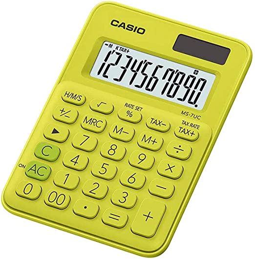 MS-7UC-YG Mini Desk Type 10 Digits Calculator