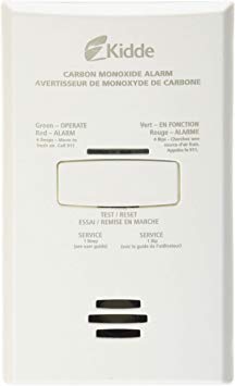 Kidde 900-0263CO-CA Plug-in Carbon Monoxide Alarm (KN-COB-DP2CA), White
