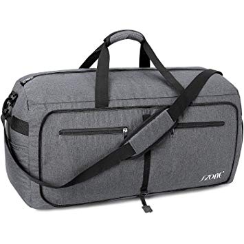 S-ZONE 85L Large Foldable Travel Duffle Sport Gym Weekender Bag Shoe Compartment