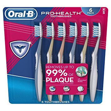 Oral-B Pro Health All In One Soft Toothbrushes, 6 Count