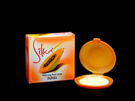 Silka Papaya Skin Whitening Pearl Cream 6g