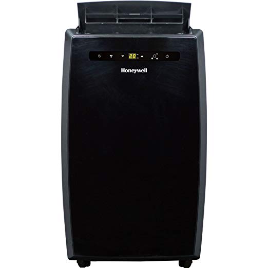 Portable Air Conditioner with Dehumidifier & Fan for Rooms Up To 550 Sq. Ft. with Remote Control in Black