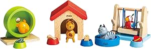 Hape Family Pets Wooden Dollhouse Animal Set 2