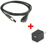 QIBOX Replacement Charger Cable for Fitbit Surge Band Wireless Activity Bracelet Charge with UL Certified Wall Charger Adapter to Charge Your Fitbit Surge without PC or Laptops