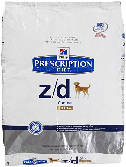 Hill's Prescription Diet z/d Canine Ultra Allergen-Free Dry Food 25-lb bag