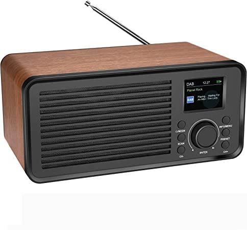 DAB radio, Bluetooth stereo DAB radio compact system digital DAB  , FM with 2 speakers, sleep timer, USB, AUX, LCD screen, alarm clock, button control for parents and friends