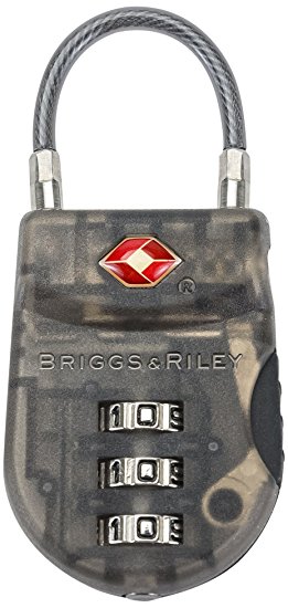 Briggs & Riley Travel Basics Luggage Lightweight Tsa Cable Lock