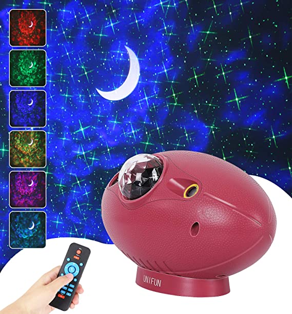 Star Projector Light , UNIFUN Galaxy Projector Light with Bluetooth Music Speaker 4-in-1 LED Nebula Cloud Projector for Kids Adults Bedroom,Home, Theatre,Party and Night Light Ambience. (Green Star)