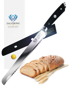 DALSTRONG Bread Knife - Gladiator Series - German HC Steel - 10" (254 mm)