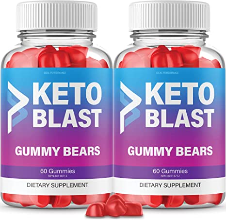 (2 Pack) Keto Blast Gummies Keto Blast Gummy Bears Supplement (120 Gummies)