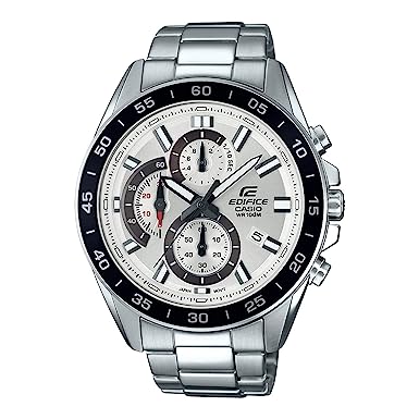 Casio Analog White Dial Men's Watch-EFV-550D-7AVUDF