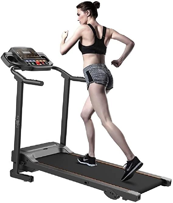 Evolve B1 Motorized Electric treadmill 3 level manual inclination & Foldable running machine with 12 programs - Bluetooth, speaker, USB Port, AUX - Fitness App for smart phone