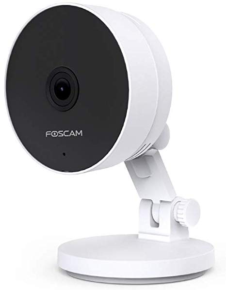 Foscam C2M Wireless Indoor Security Camera - 1080P HD Wide Angle View, Dual Band WiFi, AI Human Detection, Night Vision, 2-Way Audio, Magnetic Bracket - Incl Free Cloud Storage Plan - Works with Alexa