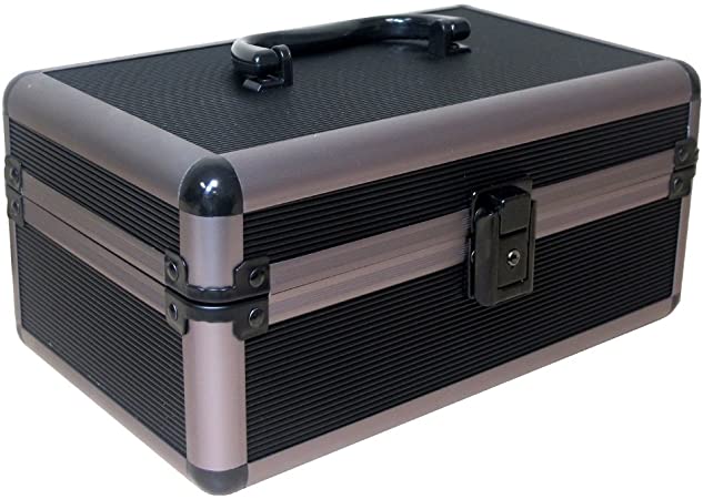 Deluxe Lockable Storage Chest With Customizable Foam For Cameras or Camera Lenses or Camcorders