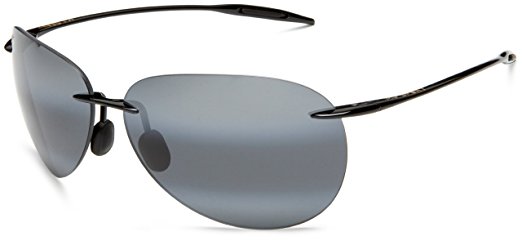 Maui Jim Sunglasses - Sugar Beach / Frame: Gloss Black Lens: Neutral Grey Polarized