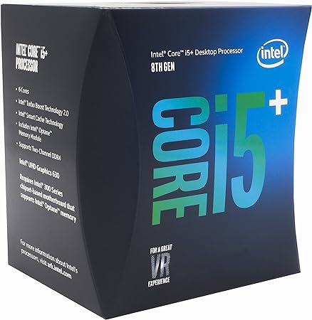 Intel Core I Plus i5  8500 Coffee Lake Desktop Processor with 16 GB Intel Optane Memory Module - Silver