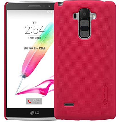 LG G Stylo Case,Leevin(TM) Frosted Hard Case Cover with HD Screen Protector for LG G Stylo / LG G4 Stylus / LS770 [T-Mobile/Boost Mobile/Sprint] (Frosted Red)