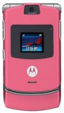 Motorola RAZR V3 Unlocked Phone with Camera Video Player--International Version with No Warranty Satin Pink