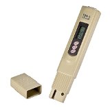 HM Digital TDS-3 Handheld TDS Meter With Carrying Case 0 - 9990 ppm TDS Measurement Range 1 ppm Resolution - 2 Readout Accuracy