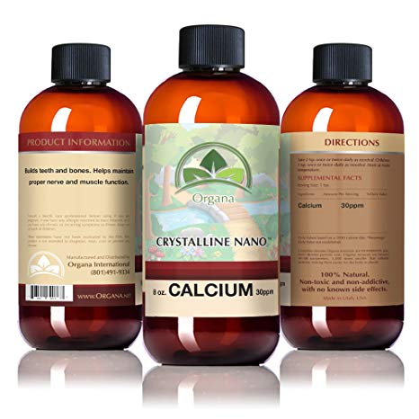 The Best Calcium Mineral Supplement - Nano Size Calcium Single Mineral Supplement - Liquid Calcium Absorbs 10 Times Better Than Pills - Buy My Liquid Calcium Supplement Today