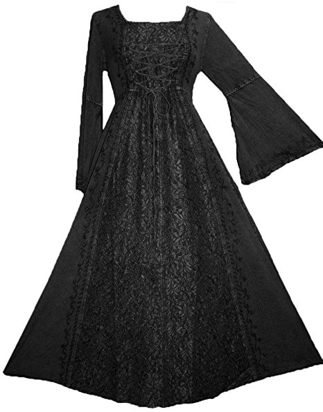 007 DR Lace Wedding Vampire Gothic Renaissance Dress Gown