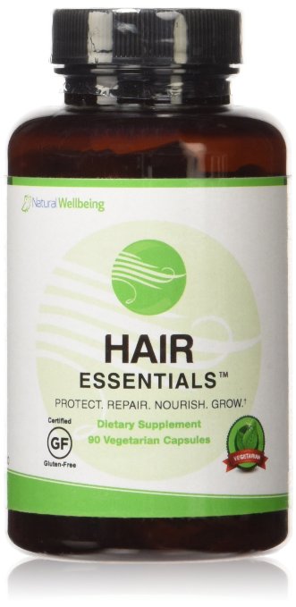 Hair Essentials Natural Hair Growth Supplement for Women and Men, 90 Count
