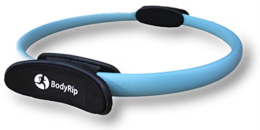 Bodyrip Double Handle Pilates Resistance Circle Aerobic Ring - Blue, 16-Inch