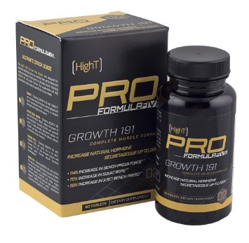 High T Pro FormulaFive Growth 191 - Bodybuilding Supplement - Gain Muscle Weight - 30 Day Supply (60 CT)