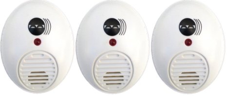 Pest Ninja Ultrasonic Pest Control Plug In Repeller - 3 Pack Repel Pests: Mouse, Mosquito, Ant, Bug