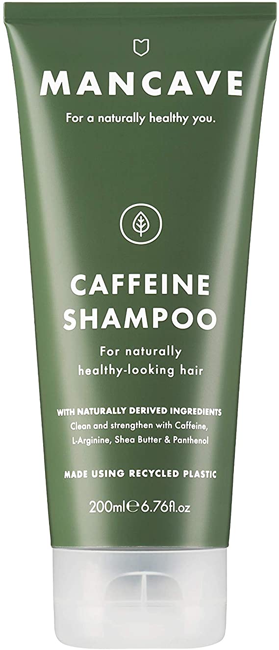 Mancave Natural Caffeine Shampoo, 6.76 fl.Ounce