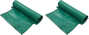 Frost King DE46 Automatic Plastic Drain Away Downspout Extender, Extends 4-Feet, Green (Pack of 2)