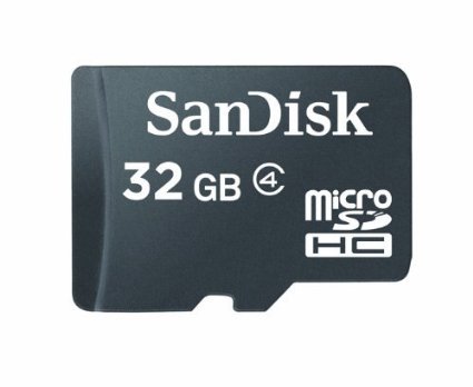 Sandisk 32GB 32G Micro SDHC Class 4 TF Memory Card with Micro SD Card Reader - Bulk Packed