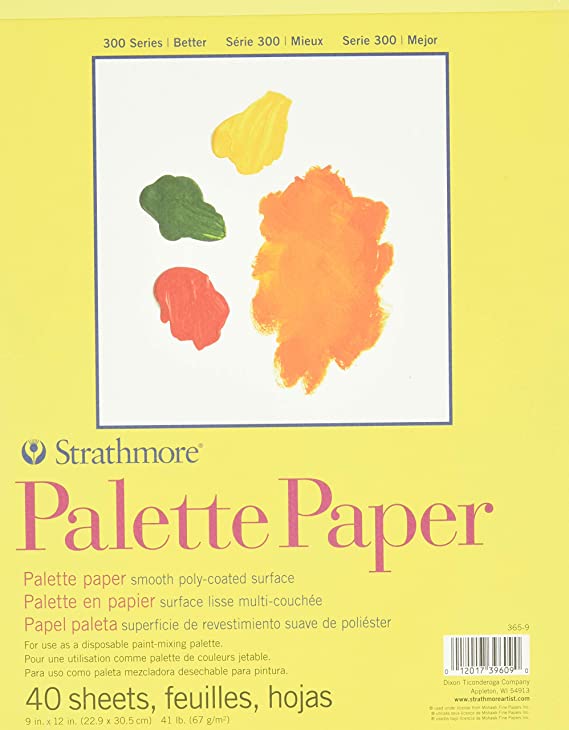 Strathmore 365900 41-Pound 40-Sheet Stratchmore Palette Paper Pad, 9 by 12-Inch
