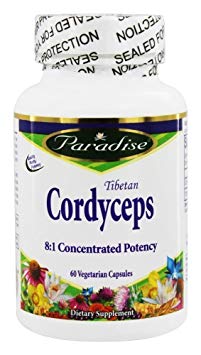 Paradise Herbs Cordyceps VCaps, 60 ct