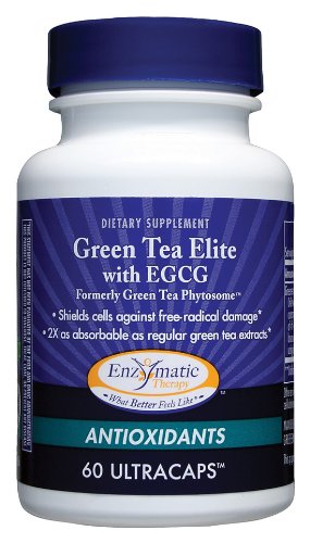 Enzymatic Therapy - Green Tea Elite W/Egcg, 100 mg, 60 capsules